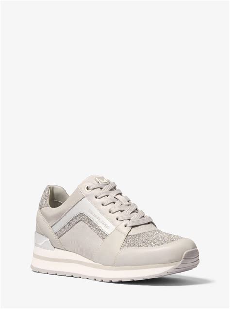 michael michael kors billie canvas trainer|Billie Canvas and Swarovski® Crystal Embellished Trainer.